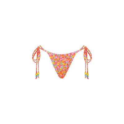 Thong Tie Side Bikini Bottom - Bubble Pop