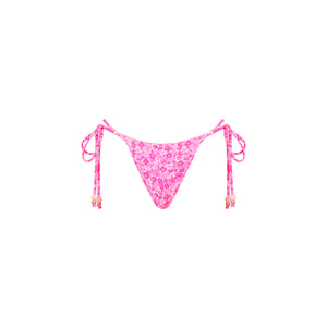 Thong Tie Side Bikini Bottom - Berry Burst