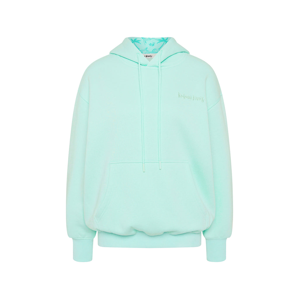 Embroidered Hoodie - Jelly Mint
