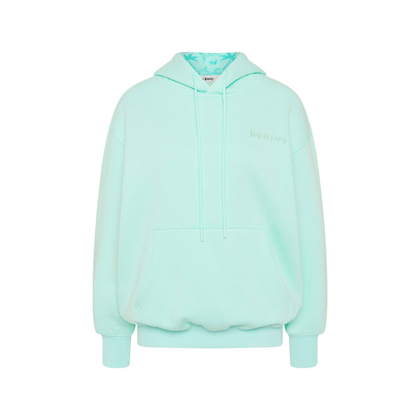 Embroidered Hoodie - Jelly Mint
