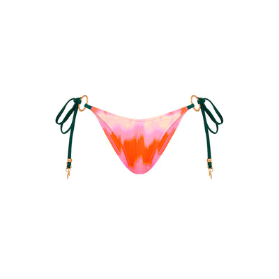 Ring Cheeky Tie Bikini Bottom - Strawberry Vanilla