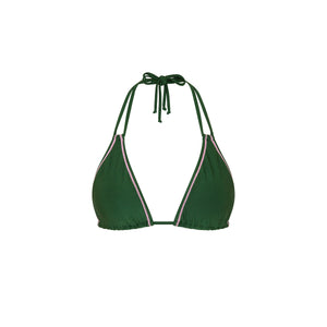 Stitch Halter Bikini Top - Jaded Juniper