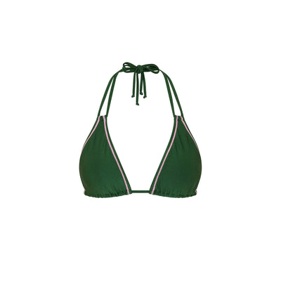 Stitch Halter Bikini Top - Jaded Juniper