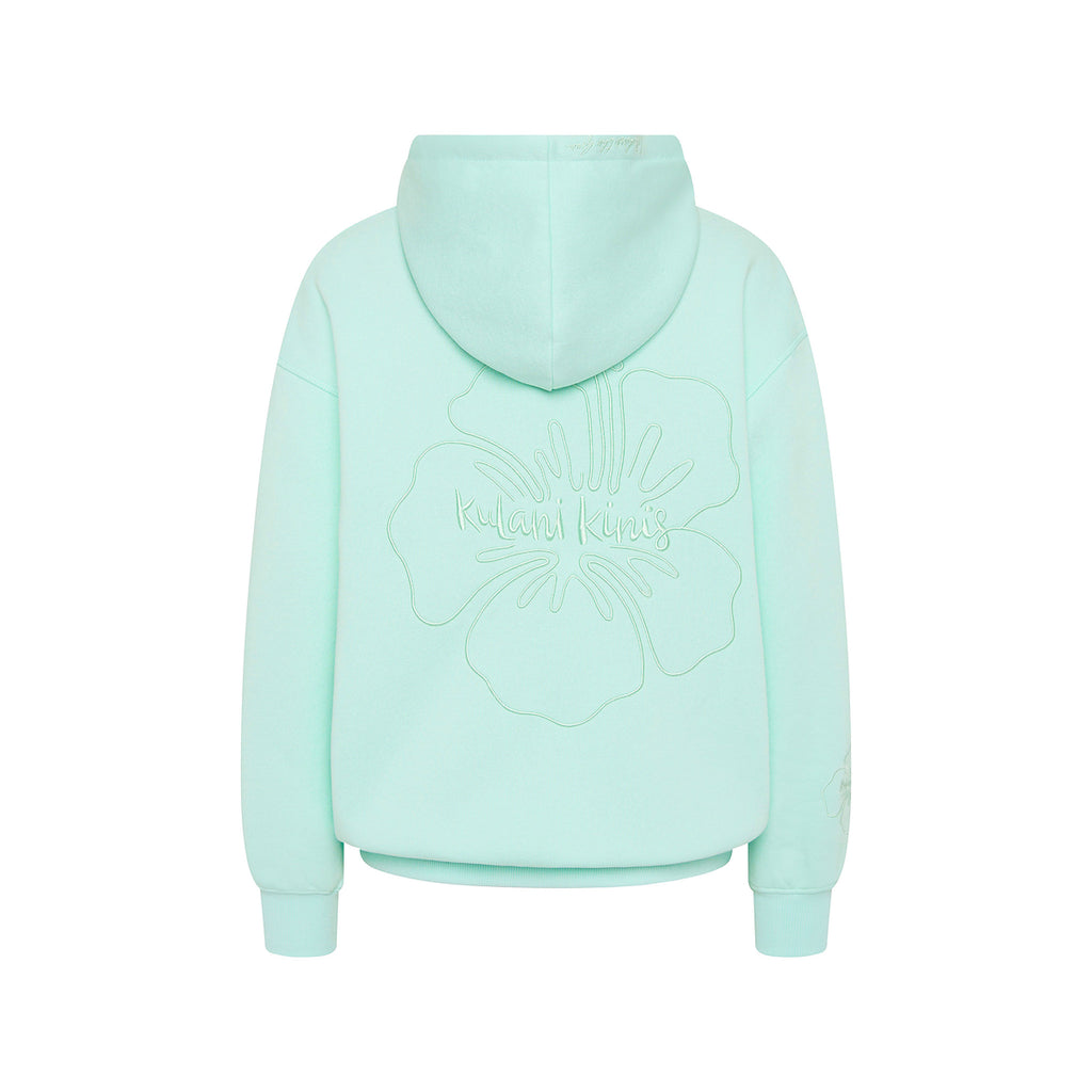 Embroidered Hoodie - Jelly Mint