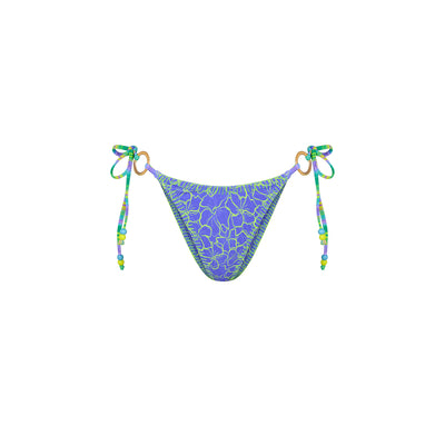 Lace Stitch Ring Tie Bikini Bottom - Sugar Wave