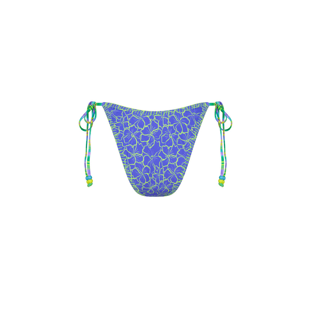 Lace Stitch Ring Tie Bikini Bottom - Sugar Wave