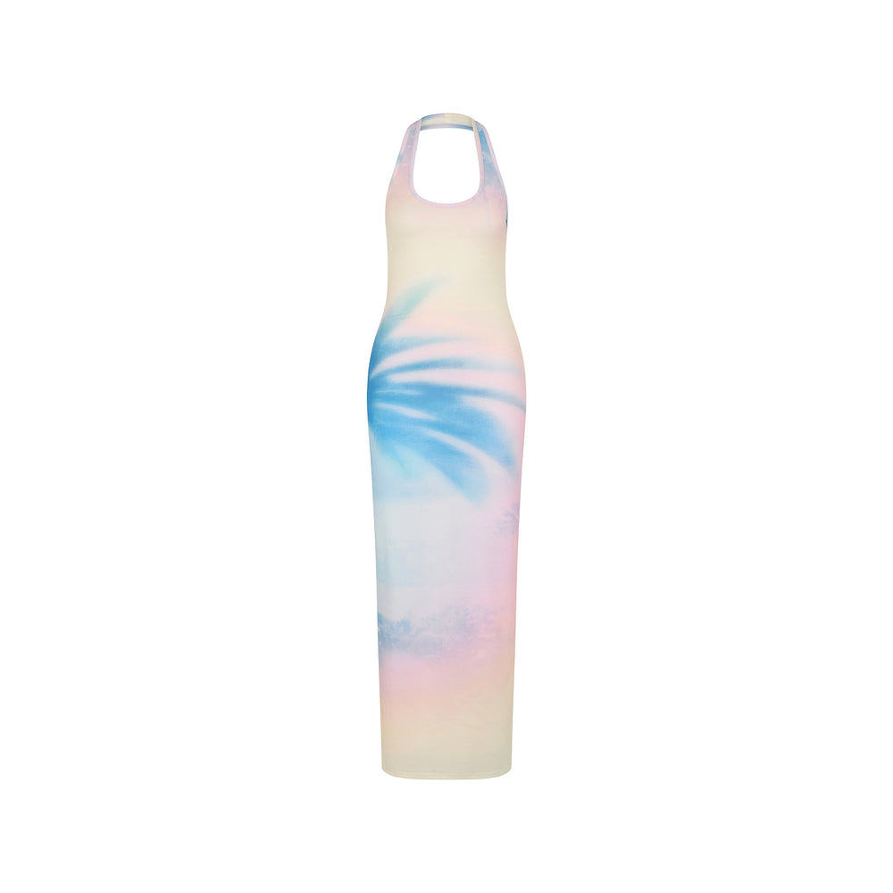 Kulani Kinis Halter Maxi Dress in Blue - size M Kulani Kinis Halter Maxi Dress in Blue - size M
