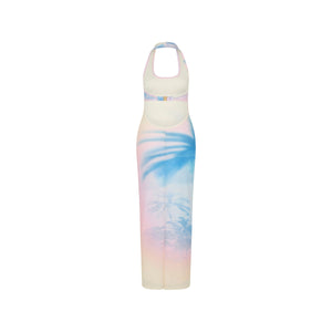 Halter Maxi Dress - Salt Breeze