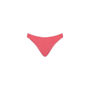 Minimal Full Coverage Bikini Bottom - Strawberry Siesta
