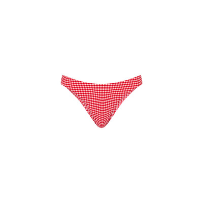 Minimal Full Coverage Bikini Bottom - Strawberry Siesta