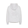 Embroidered Hoodie - Silver Stone