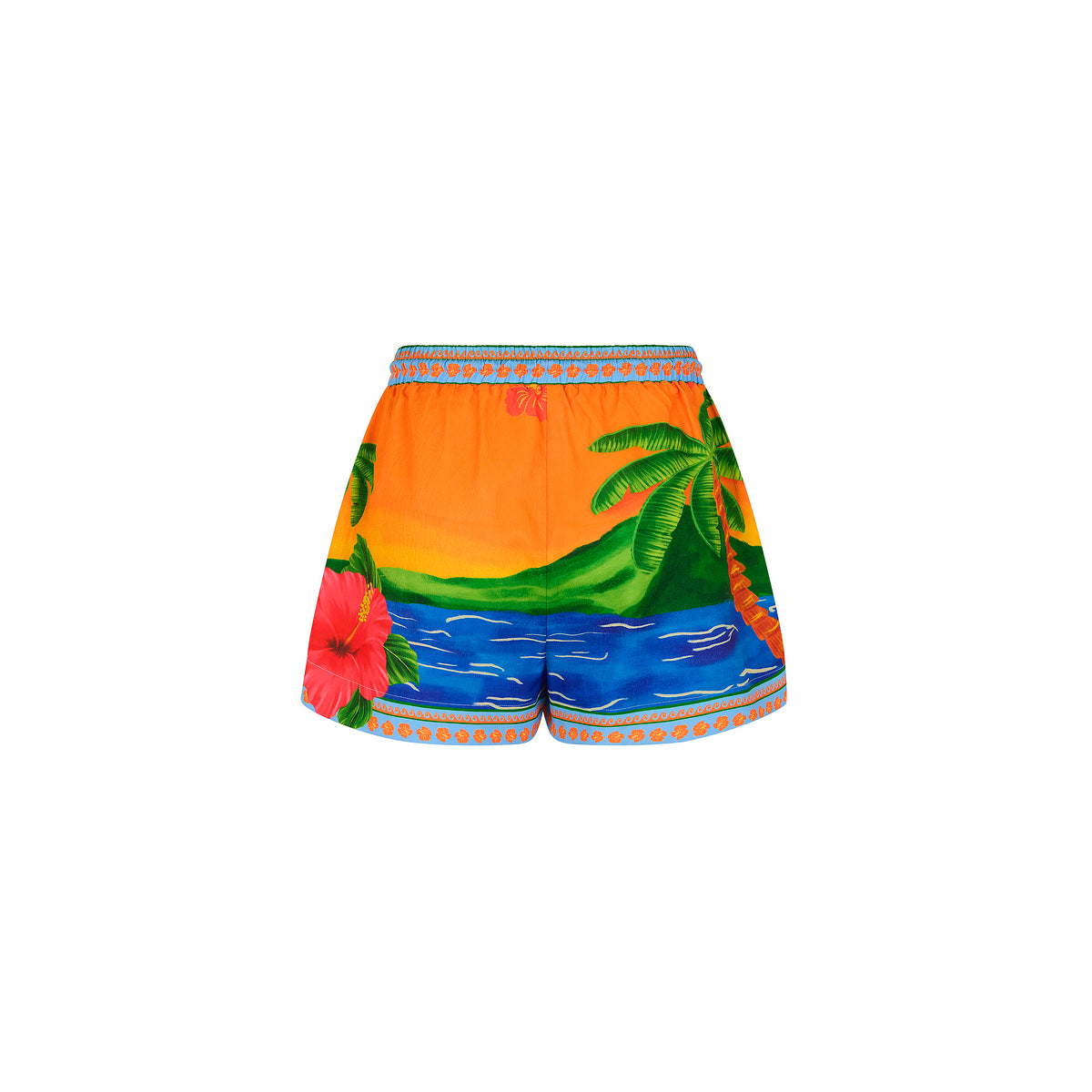 Lightweight Summer Shorts - Coral Cabana –Kulani Kinis