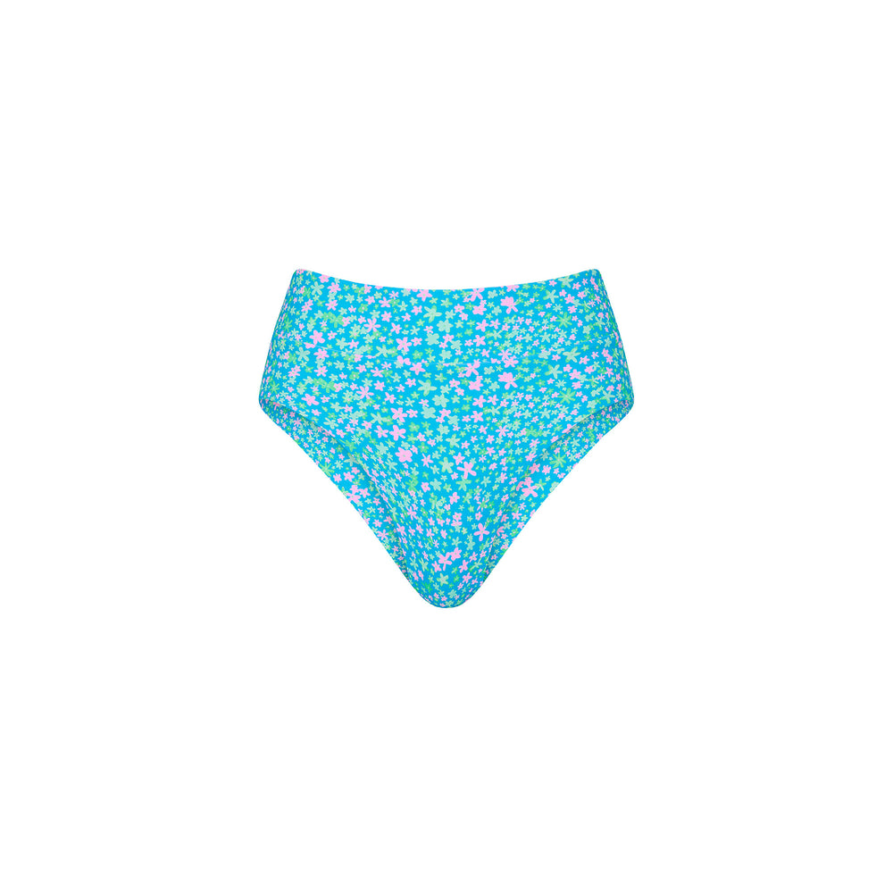 High Hip Cheeky Bikini Bottom - Ocean Kisses