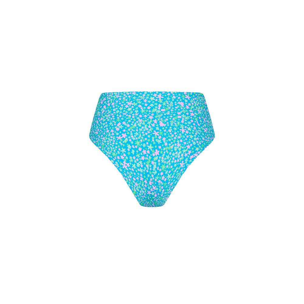 High Hip Cheeky Bikini Bottom - Ocean Kisses