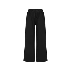 Embroidered Track Pants - Twilight Black