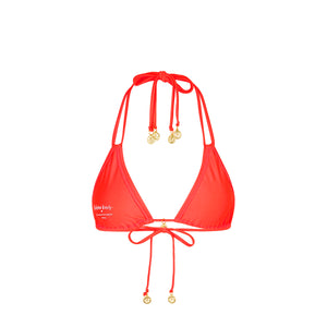 Halter Bralette Bikini Top - Guava Glow