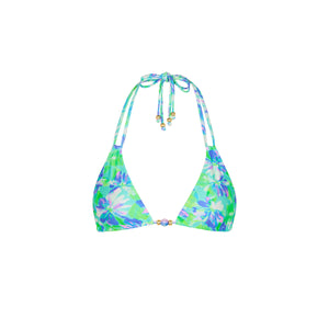 Halter Bralette Bikini Top - Monaco Whispers