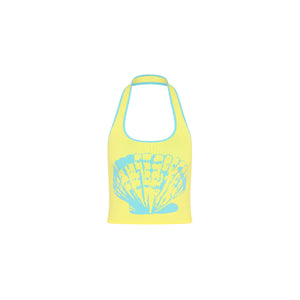 Knit Halter Tank Top - Sunshell