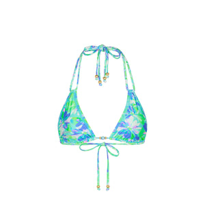 Halter Bralette Bikini Top - Monaco Whispers