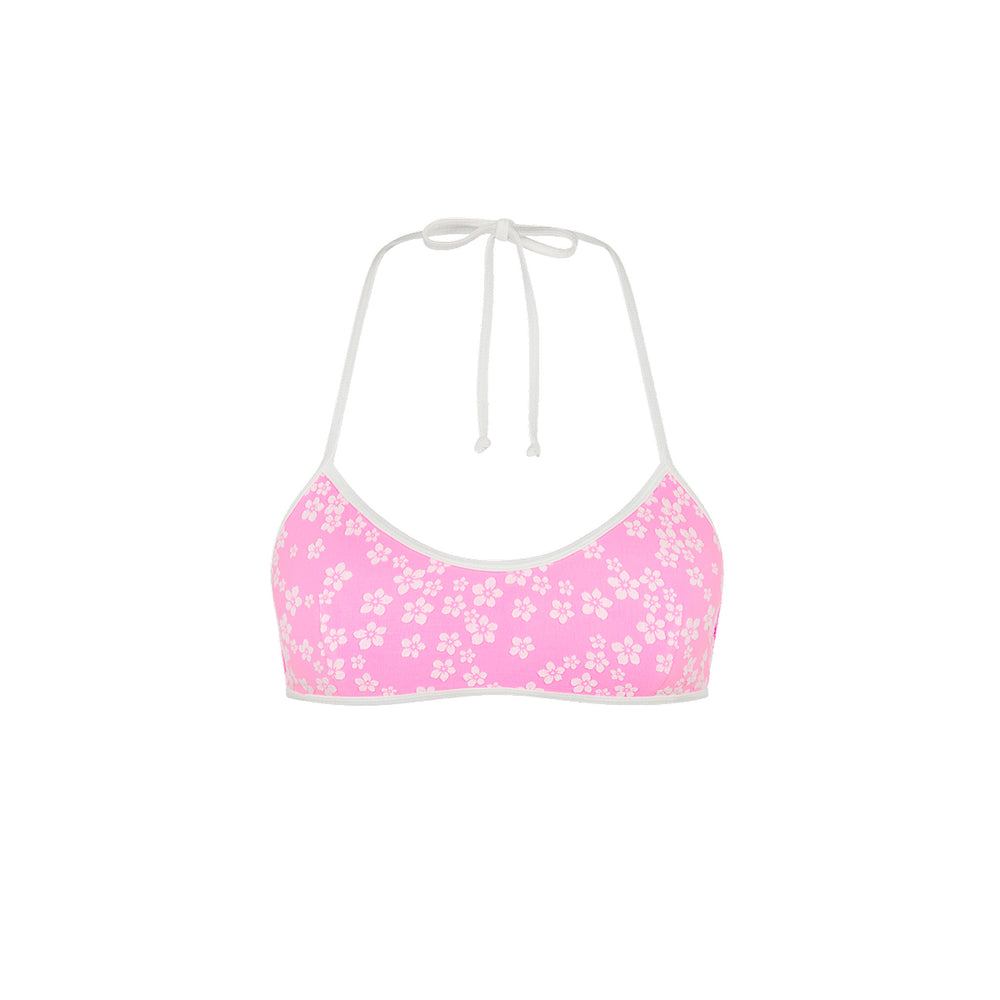 Bind Halter Crop Bikini Top - Sugar Sprinkle