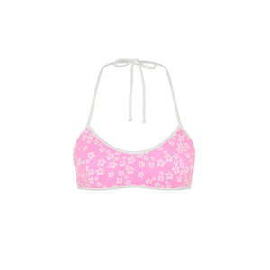 Bind Halter Crop Bikini Top - Sugar Sprinkle