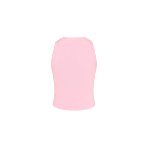 Embossed Knit Tank - Pocket Pink