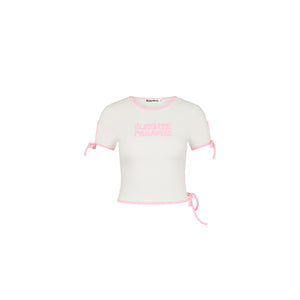 Baby Cut Out Tee - Pocket Pink