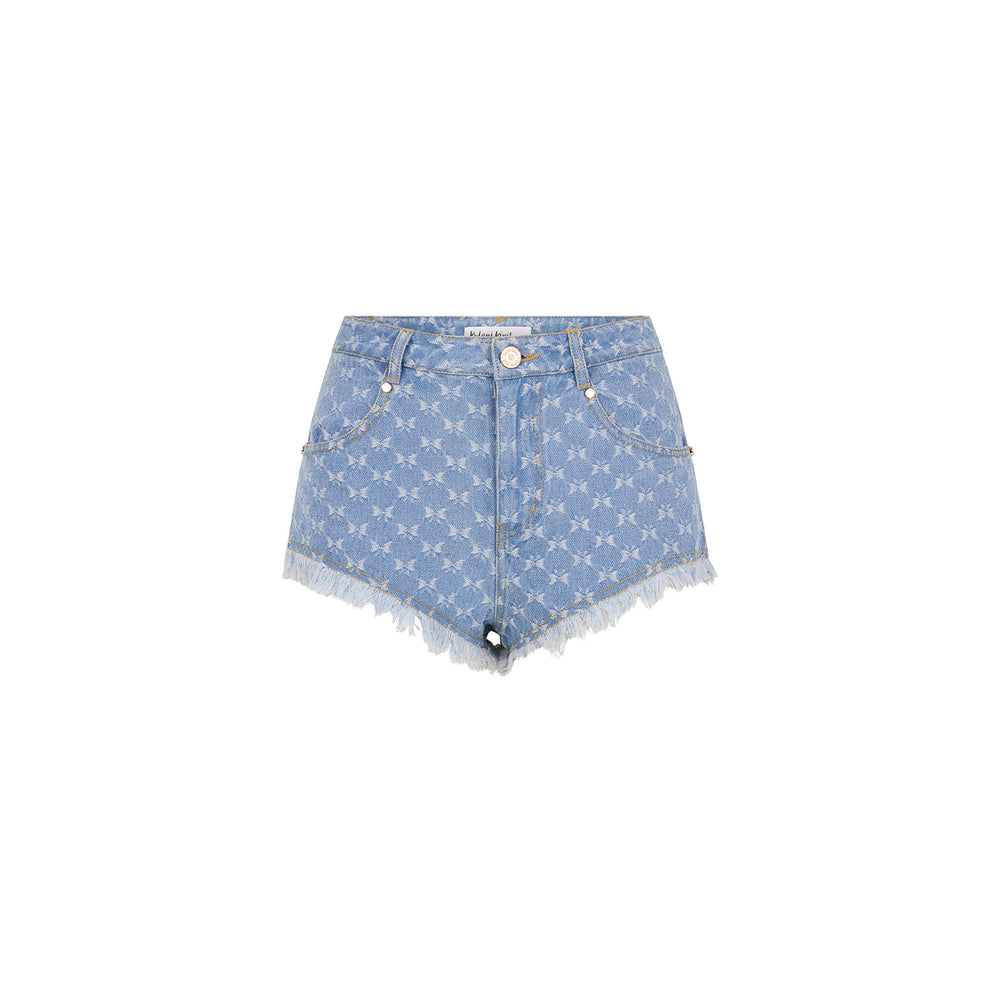 Frayed Jean Shorts - Darling Denim