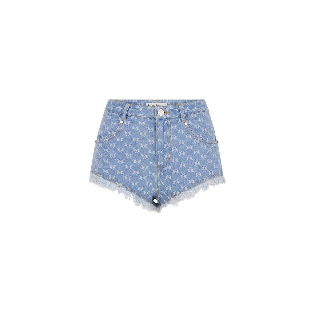 Frayed Jean Shorts - Darling Denim