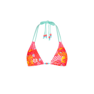 Halter Bralette Bikini Top - Pitstop Paradise