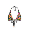 Bind Tie Halter Bikini Top - Midnight Glow