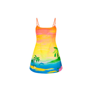 Summer Mini Dress - Bahama Breeze
