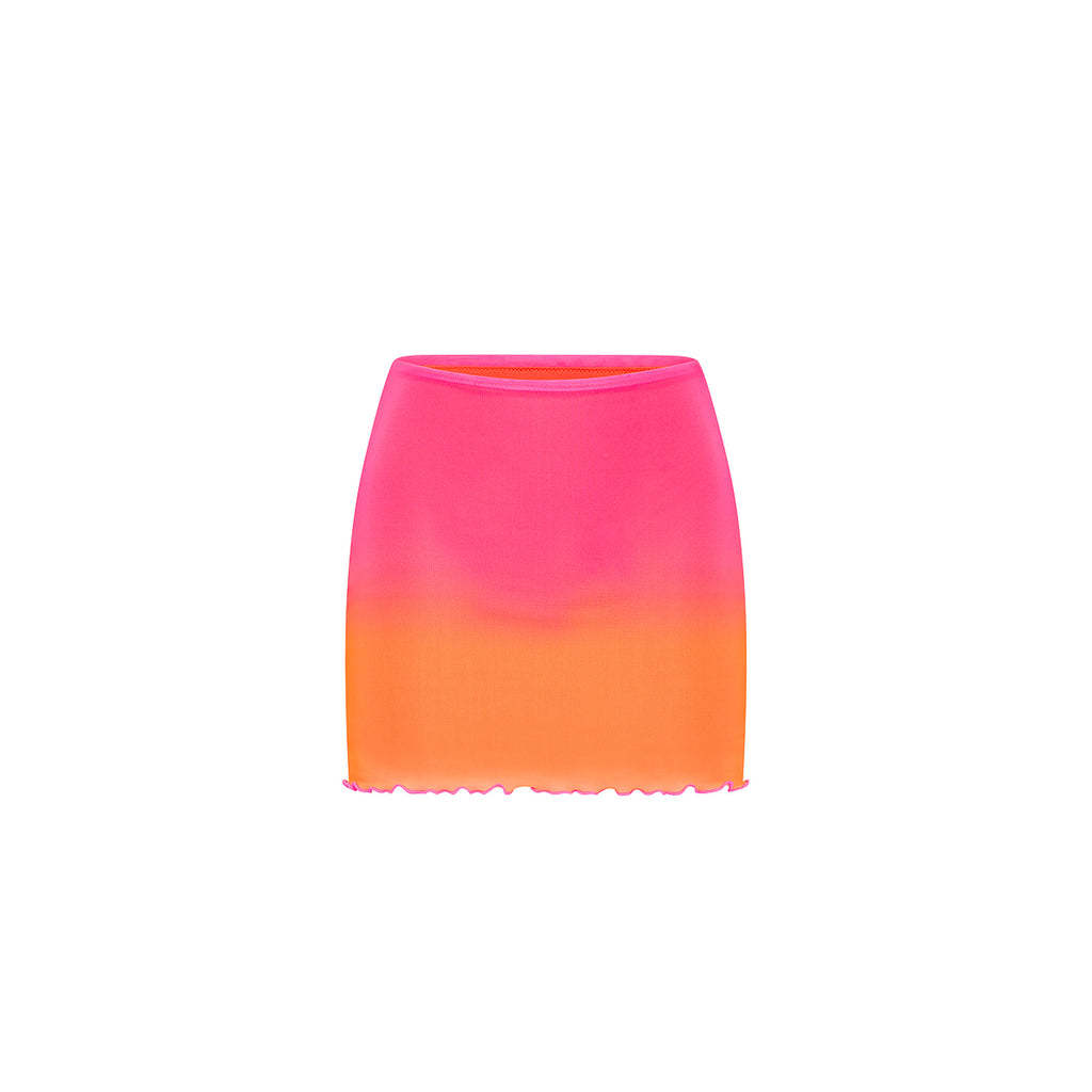 Mesh Mini Skirt - Tropical Heatwave