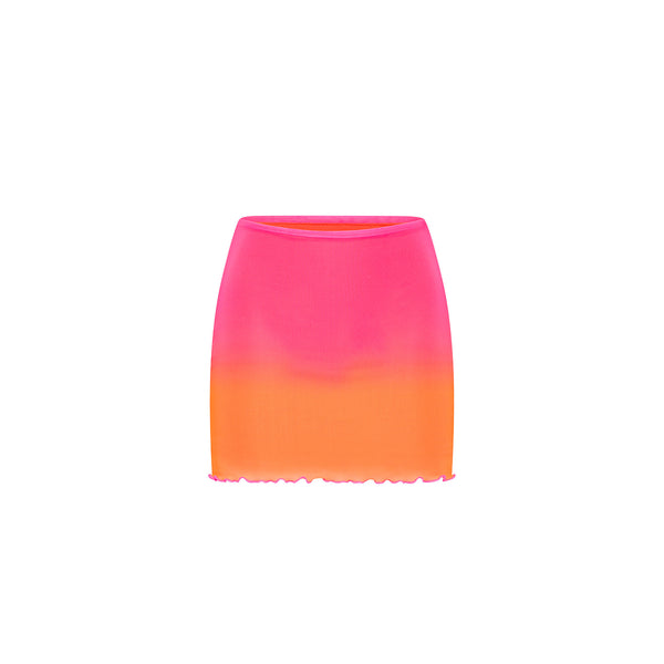 Mesh Mini Skirt - Tropical Heatwave