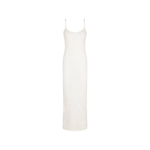 white knit maxi dress Kulani Kinis Whipped Crochet Lace Dress, Medium White Bridesmaid Dresses & westernwinter Tie up back Size:L (Bust 104cm)