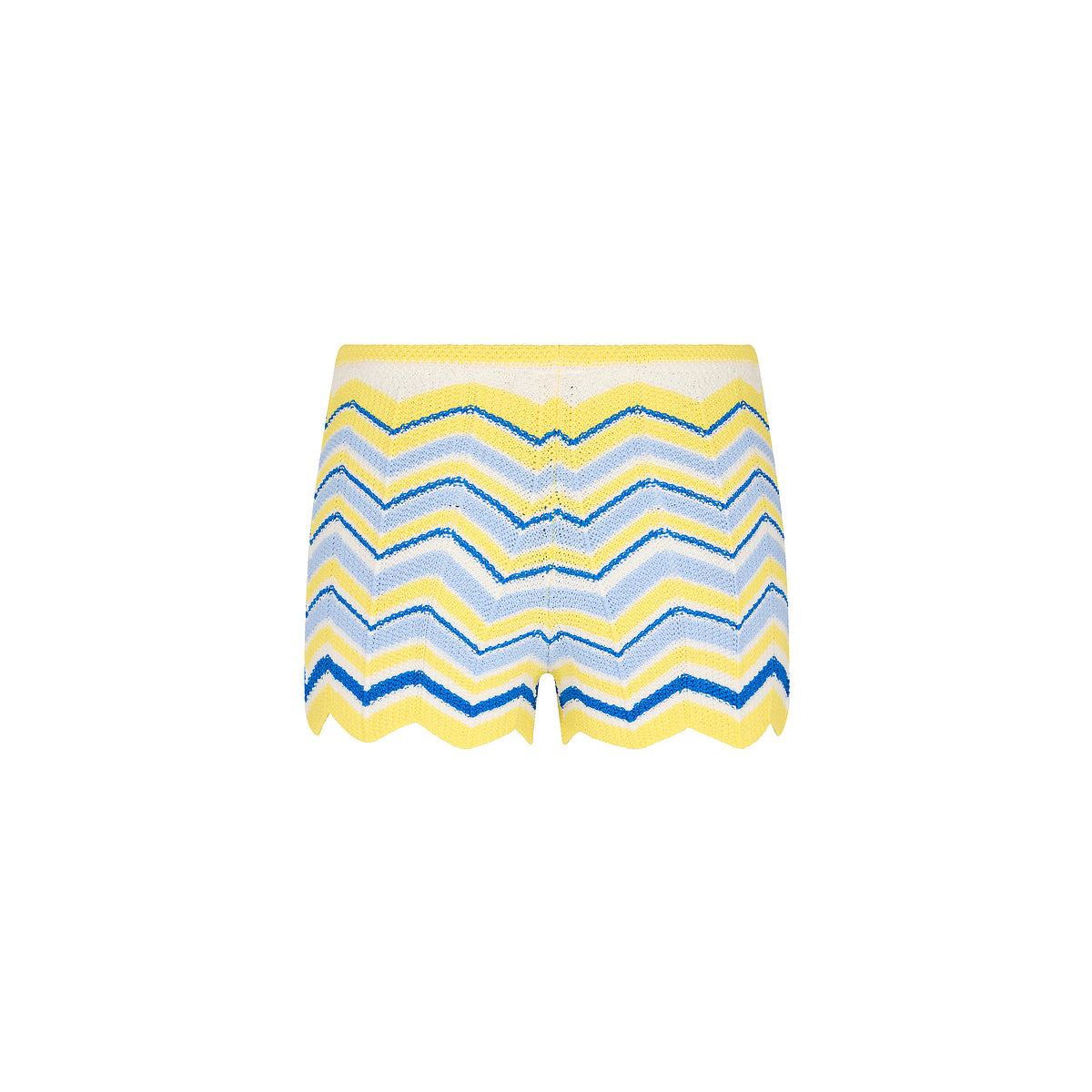 Chevron Knit Micro Short - Lemon Daze –Kulani Kinis