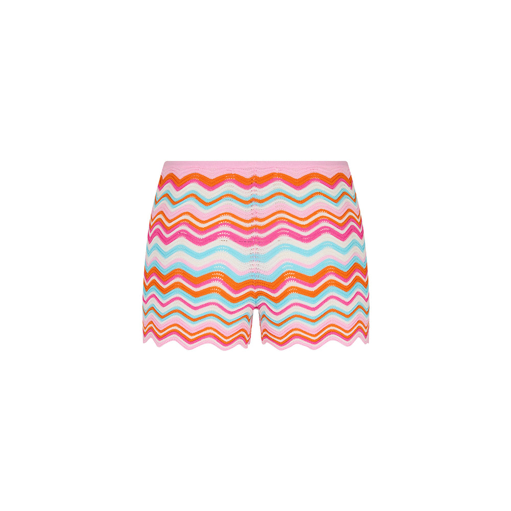 Knit Micro Short - Sunset Wave