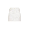 Applique Jean Mini Skirt - Chantilly Denim