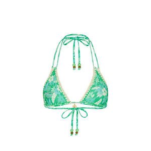 Crochet Halter Bikini Top - Barefoot Breeze