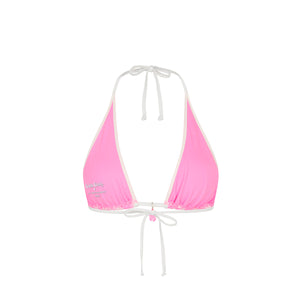 Bind Triangle Halter Bikini Top - Sugar Sprinkle
