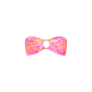 Strapless Bandeau Bikini Top - Petal Pop