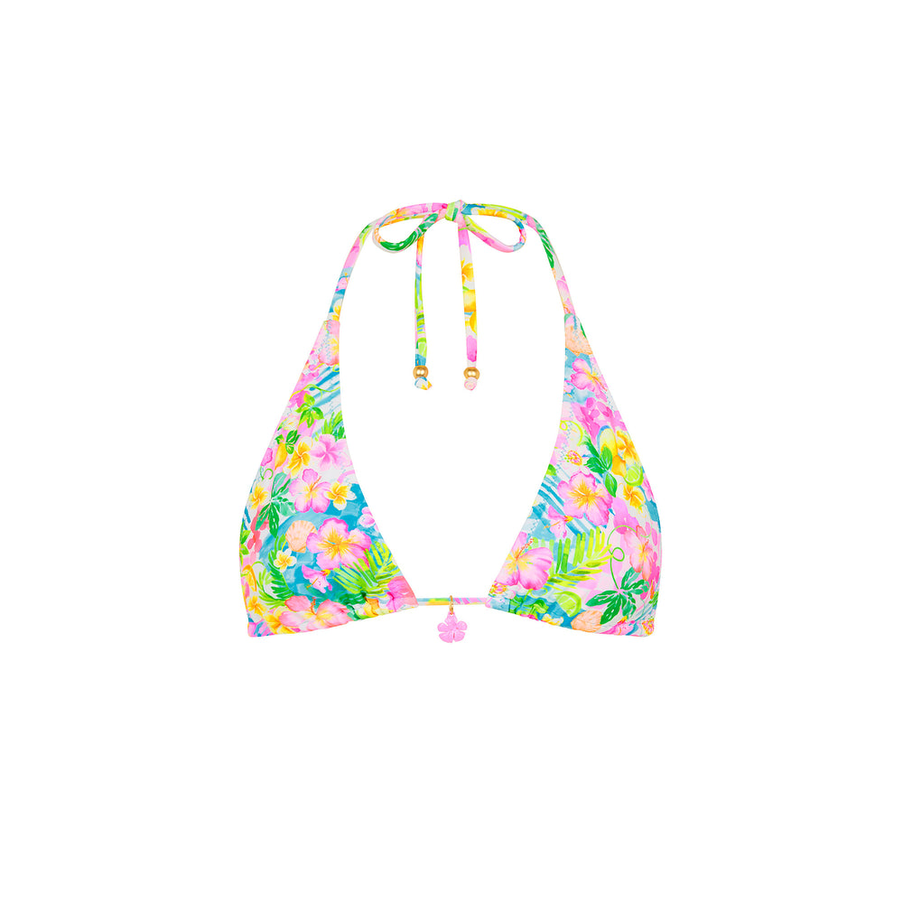 Classic Tie Halter Bikini Top - Summer Daydreams