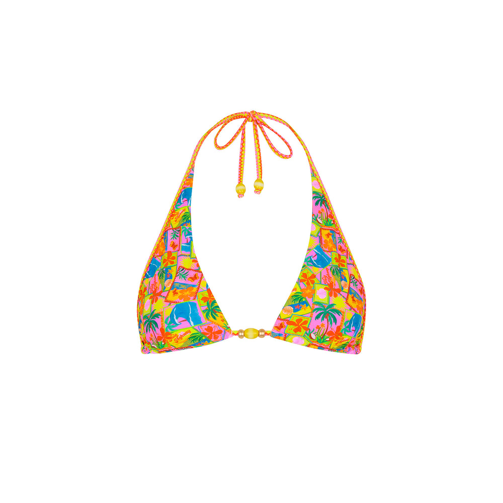 Bind Tie Halter Bikini Top - Sunshine Snaps