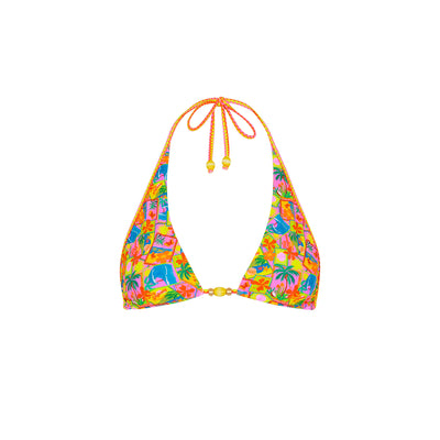 Bind Tie Halter Bikini Top - Sunshine Snaps