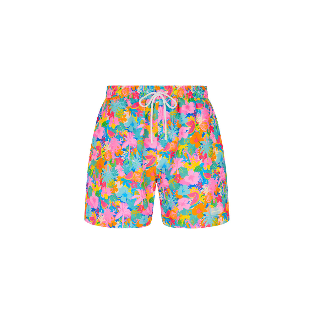 Men's Swim Trunks - Pretty Paradise
