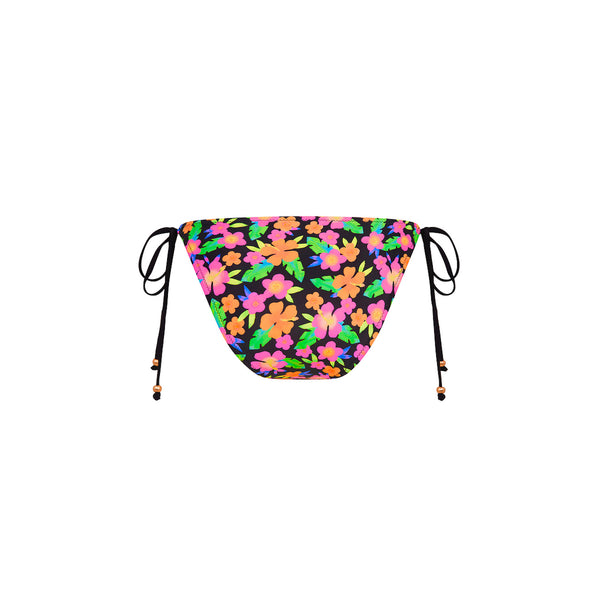 Full Coverage Tie Bikini Bottom - Midnight Glow