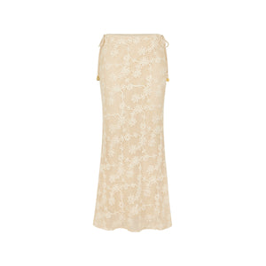 Lace Tie Side Maxi Skirt - Sweet Nothings