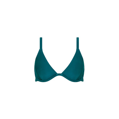 Underwire Triangle D+ Cup Bikini Top - Laguna Haze