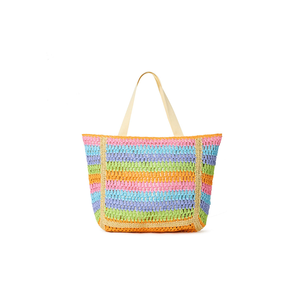 Straw Beach Tote Bag - Seaside Dreamer