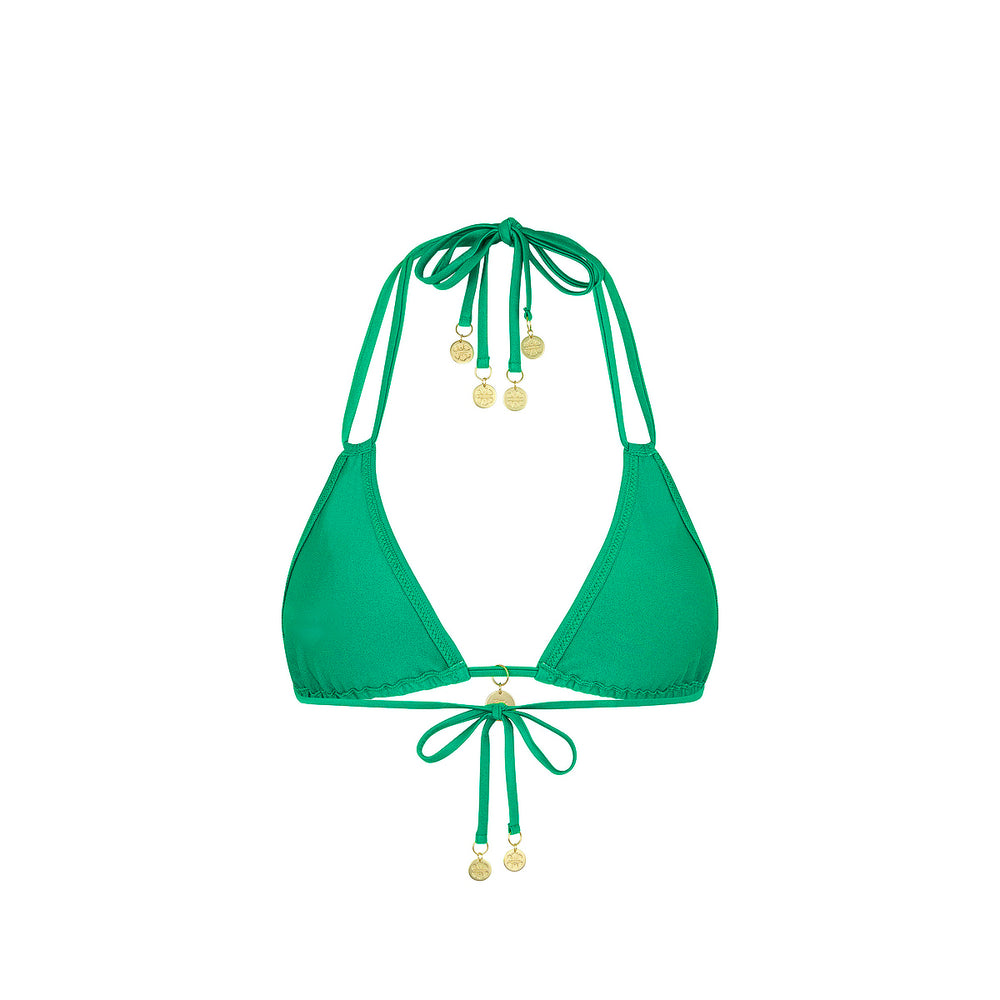 Halter Bralette Bikini Top - Island Lush